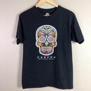 Cancun Riviera Maya resort mexico T Shirt Black Medium